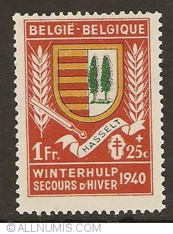 Image #1 of 1 Franc + 25 Centimes 1940 - Hasselt