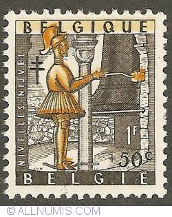 Image #1 of 1 Franc + 50 Centimes 1958 - Jean de Nivelles