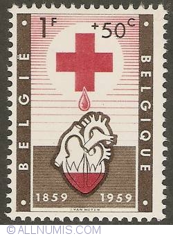 Image #1 of 1 Franc + 50 Centimes 1959 - Red Cross