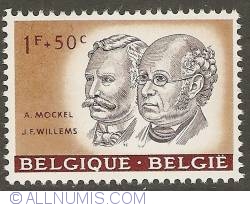 1 Franc + 50 Centimes 1961 - A. Mockel - J.F. Willems