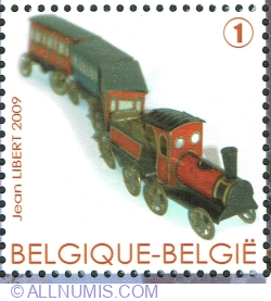 Image #1 of "1" 2009 - Toy train made of tin, Jouet de Paris, Montreuil, France