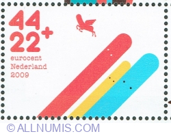 Image #1 of 44 + 22 Euro cent 2009 -  Children Stamps