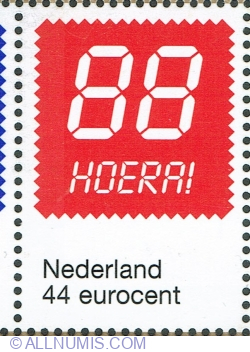 Image #1 of 44 Euro cent 2009 - "Hoera!" (Hurray!)