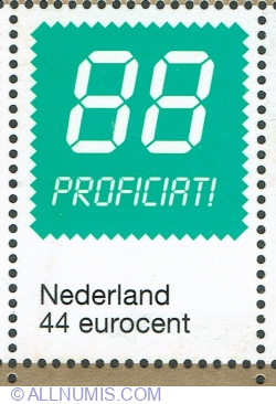 Image #1 of 44 Euro cent 2009 - "Proficiat!" (Congratulations!)