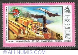 1/2 Cent 1974 - U.P.U. (Universal Postal Union), Centenary