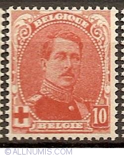 Image #1 of 10 Centimes 1914 - Red Cross King Albert I