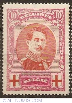 Image #1 of 10 Centimes 1915 - Red Cross King Albert I