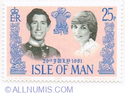 Image #1 of 25 Pence 1981 - Wedding Charles and Diana