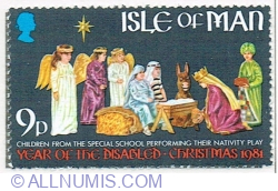 9 Pence 1981 - Christmas pageant, Glencrutchery Special School, Douglas