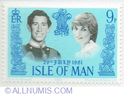 Image #1 of 9 Pence 1981 - Wedding Charles and Diana