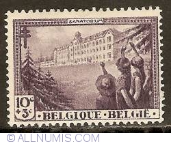 Image #1 of 10 + 5 centimes 1932 - La Hulpe - Sanatorium