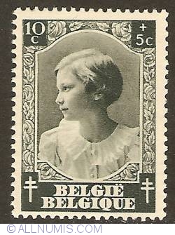 10 + 5 Centimes 1937 - Princess Joséphine-Charlotte
