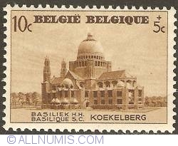 Image #1 of 10 + 5 Centimes 1938 - National Basilica of the Sacred Heart