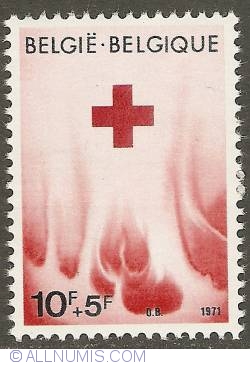 10 + 5 Francs 1971 - Red Cross