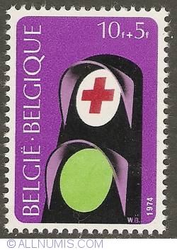 10 + 5 Francs 1974 - Red Cross
