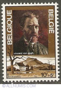 Image #1 of 10 + 5 Francs 1974 - Vincent Van Gogh - Self Portrait