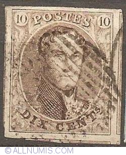 10 Centimes 1858-Leopold I