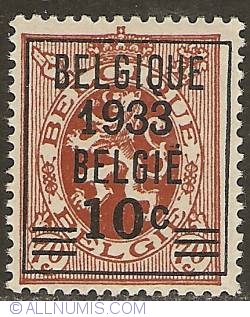 Image #1 of 10 Centimes 1933 - Overprint over 70 Centimes
