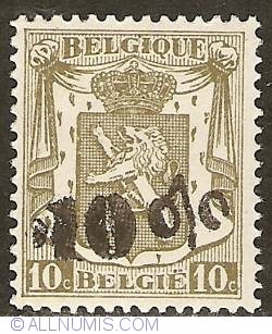 Image #1 of 10 Centimes 1946 with overprint -10%