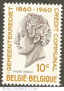10 Centimes 1960 - Gemeentekrediet - Frère-Orban