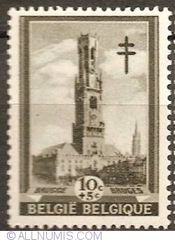 10+5 Centimes 1939 - Belfort of Bruges