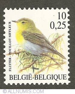 10 Francs / 0.25 Euro 2000 - Wood Warbler