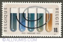 10 Francs 1971 - 50th Anniversary of Discovery of Insulin