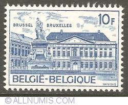 10 Francs 1975 - Brussels - Martyr's Square