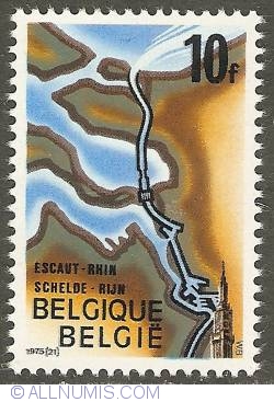 10 Francs 1975 - Escaut to Rhine Junction
