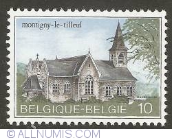 Image #1 of 10 Francs 1984 - Montigny-le-Tilleul - St. Martin's Church