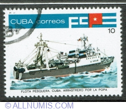 Image #1 of 10 Centavos 1978 - Stern trawler