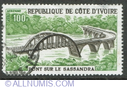 Image #1 of 100 Francs 1974 - Sassandra River Bridge