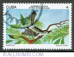 Image #1 of 4 Centavos 1978 - Cuban Gnatcatcher (Polioptila lembeyei)