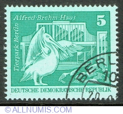 Image #1 of 5 Pfennig 1973 - Alfred Brehm House, Berlin Zoo