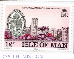 12 Pence 1983 - King William's College, Castletown