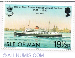 19 1/2 Pence 1982 - Manx Maid II