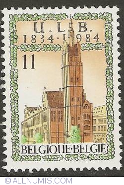 11 Francs 1984 - Université Libre de Bruxelles