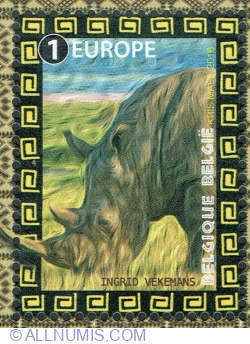 Image #1 of 1 Europe 2016 - White Rhinoceros (Ceratotherium simum)