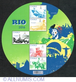 Image #1 of 5 x 1 World 2016 - Summer Olympics and Paralympics, Rio de Janeiro