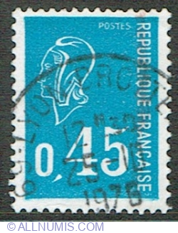 Image #1 of 0,45 Franc 1971 - Marianne type Béquet