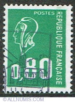 0,80 Franc 1976 - Marianne type Bequet