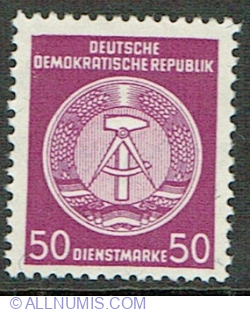 Image #1 of 50 Pfennig 1954 - Official Stamps for Administration Post B (II and III)