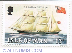 13 Pence 1984 - Hope (barque), 1858