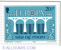 20 1/2 Pence 1984 - Bridge (Europa 1959-1984)