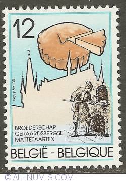 Image #1 of 12 Francs 1985 - Geraardsbergse Mattetaart