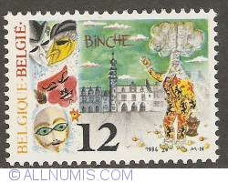 12 Francs 1986 - Gilles of Binche
