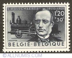 1,20 Francs + 30 Centimes 1955 - Egide Walschaerts