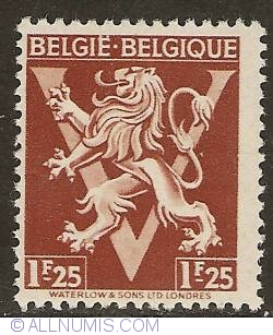 1,25 Francs 1944 - BELGIE-BELGIQUE