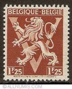 1,25 Francs 1944 - BELGIQUE-BELGIE