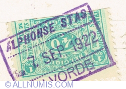 Image #1 of 40 Centimes 1921 - Taxe de Transmission